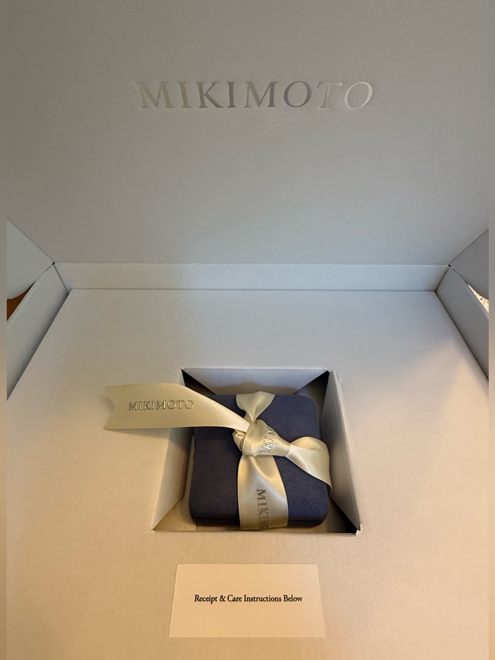 Mikimoto AAA Akoya Pearl 18K White Gold SINGLE Stud Earring 6-6.5mm Box - Picture 2 of 11